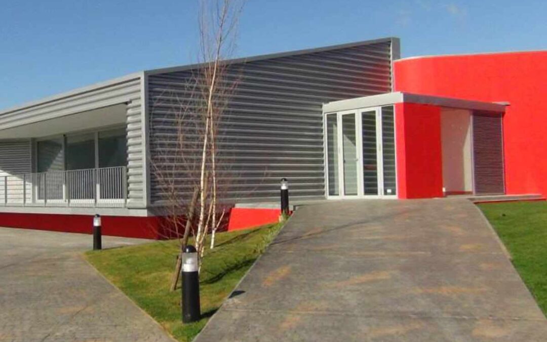 Edificio multinacional base de transporte